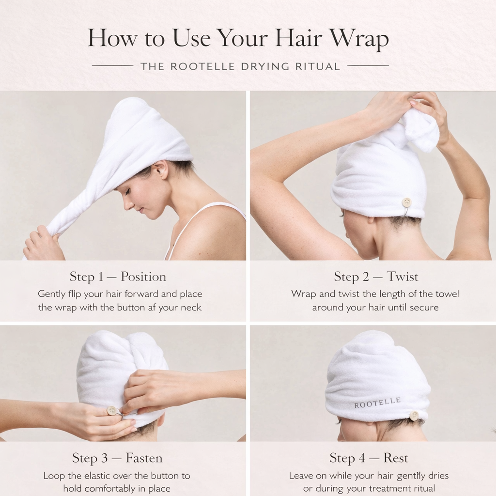 Rootelle Microfibre Hair Towel