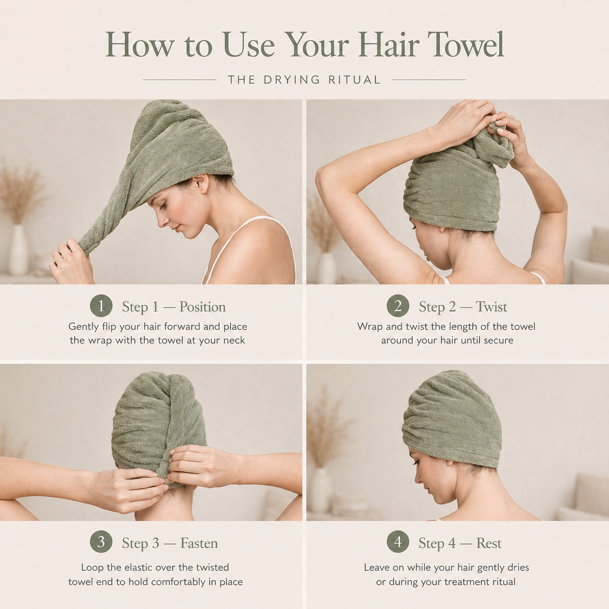 Rootelle Microfibre Hair Towel